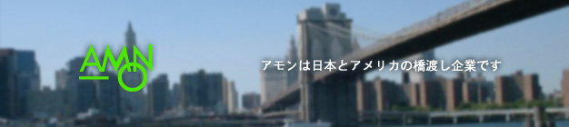 アモンは日本とアメリカを結ぶ橋渡し企業です